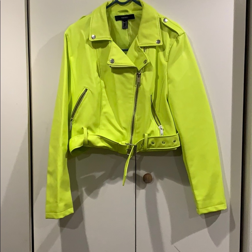 Faux Leather Jacket